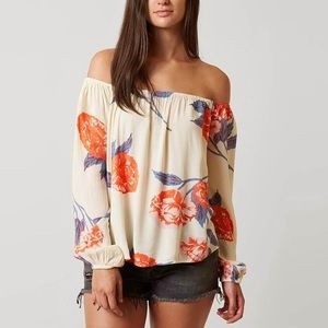 Billabong off the shoulder shirt